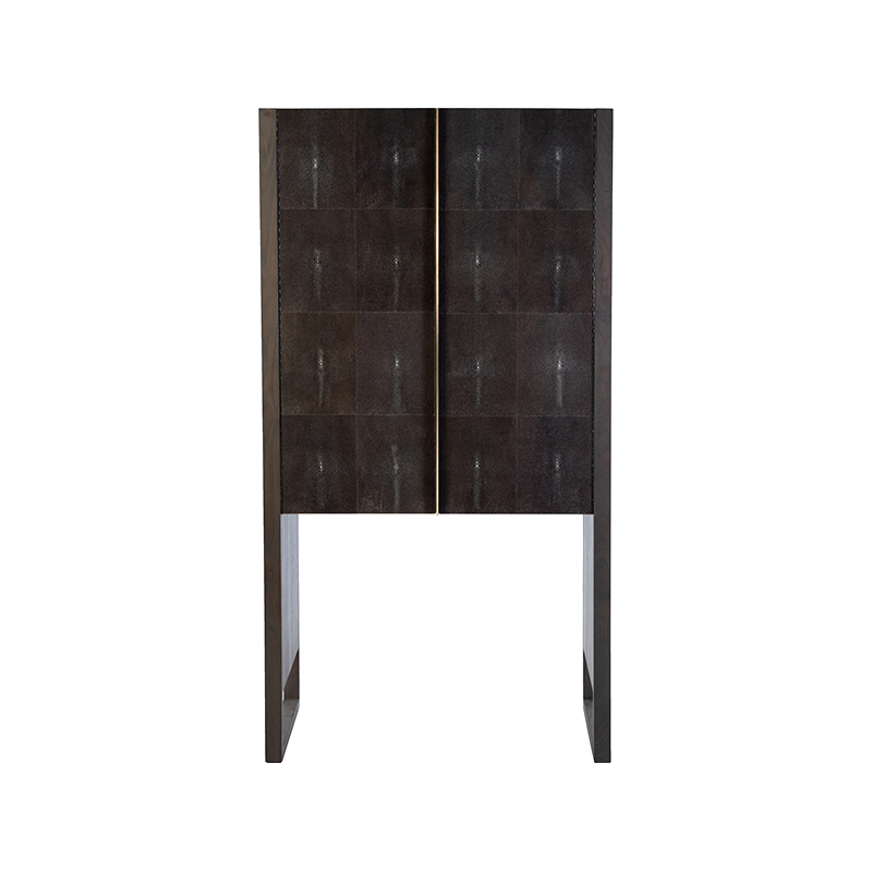 Phylo Hutch - Facet Furniture - Front View - Brass Details