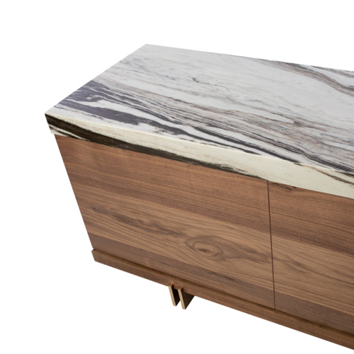 Prodigieux Credenza by Facet Furniture - Marble Top Credenza
